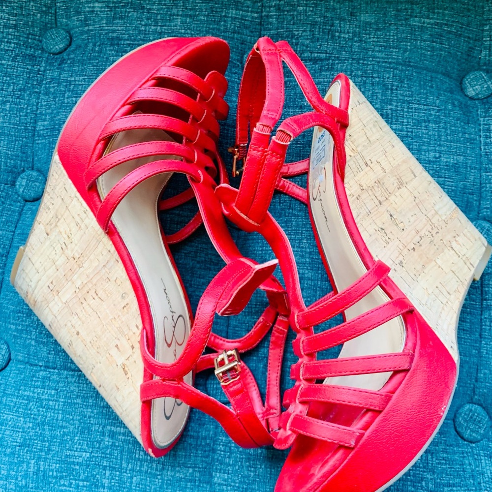 Wedged heels